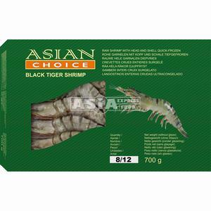 Black Tiger Shrimp 8/12 700g Asian Choice