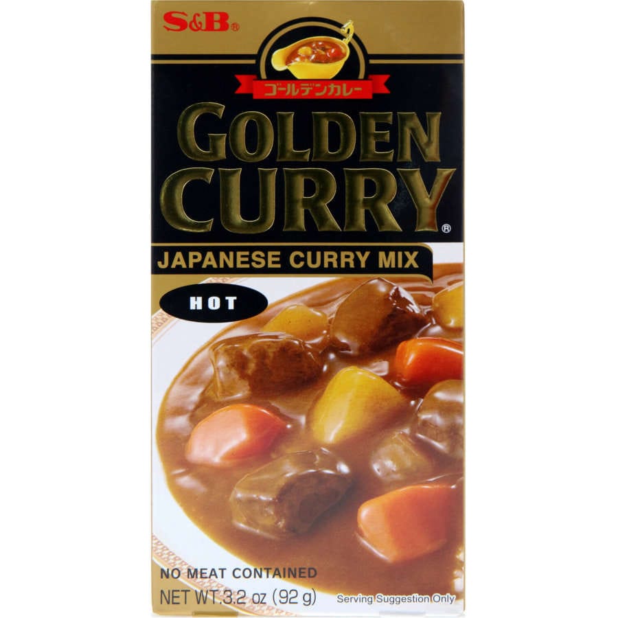 S&B japansk gyllene curry stark, 92g