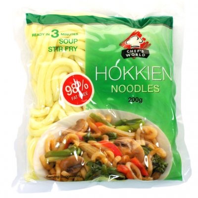 Hokkien Noodles Chef's World 200g