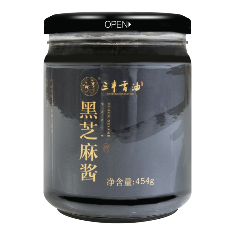 Sanfeng Black Sesame Paste 454g