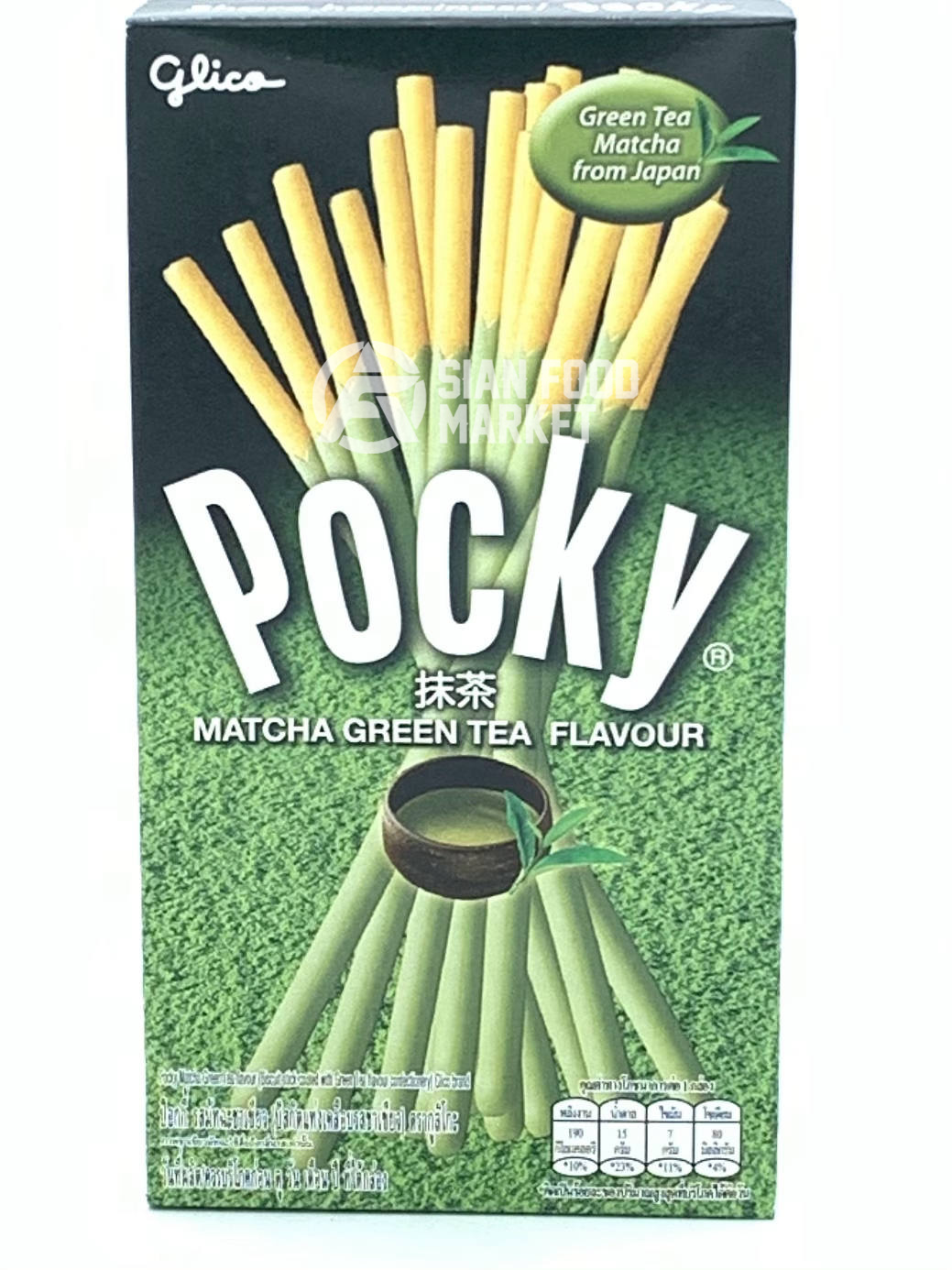 Pocky Matcha Grönt Te Smak 39g