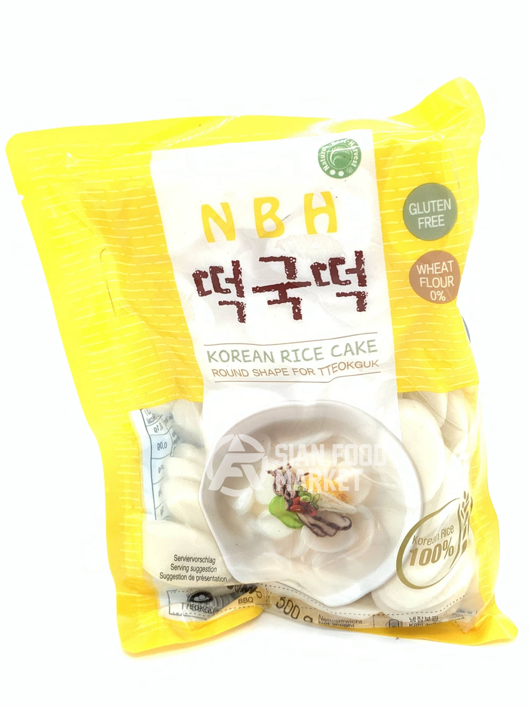 Korean Rice Cake Round Shape NBH 500g