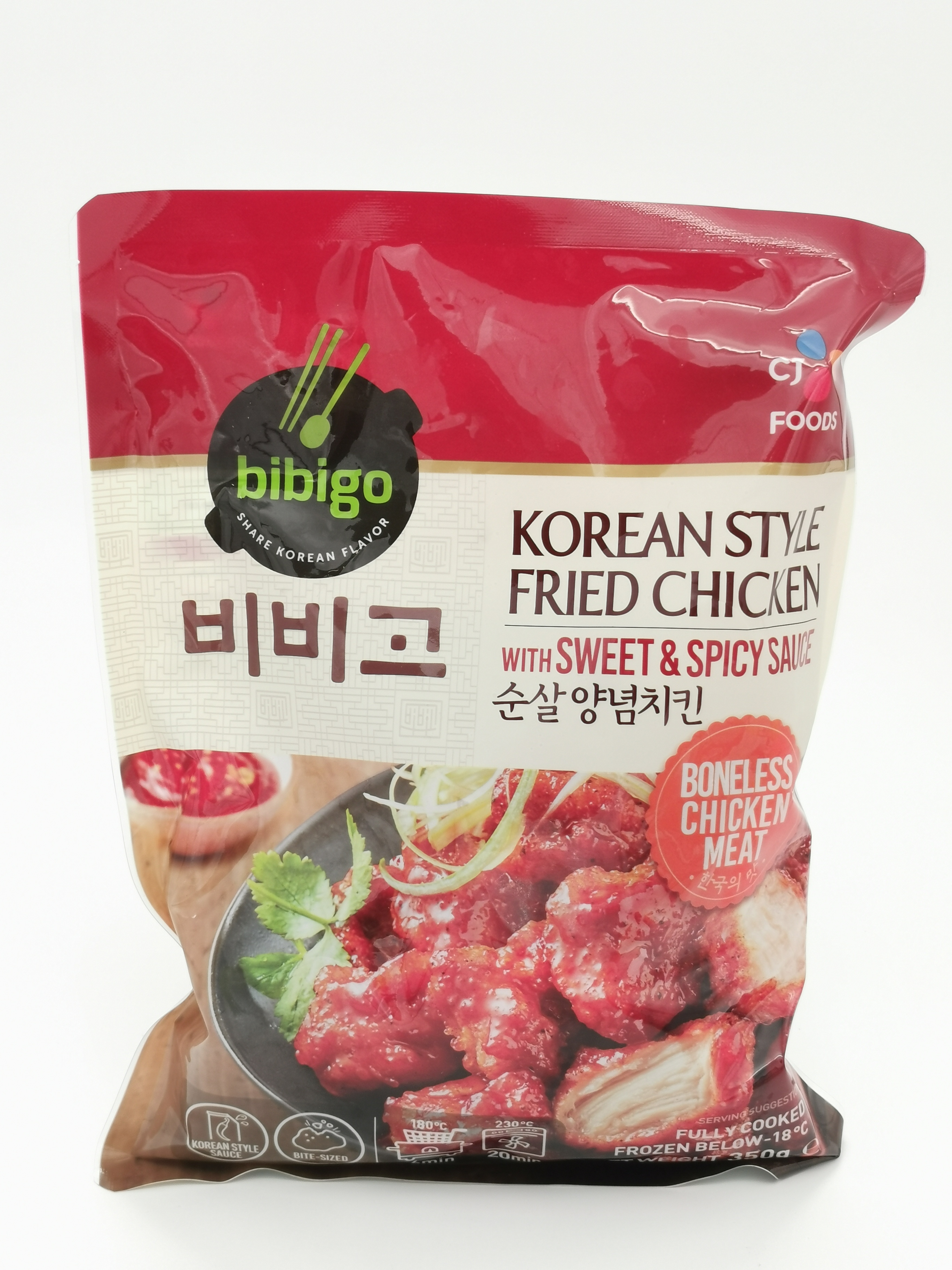 bibigo Sweet&spicy koreanfiedchicken 350g