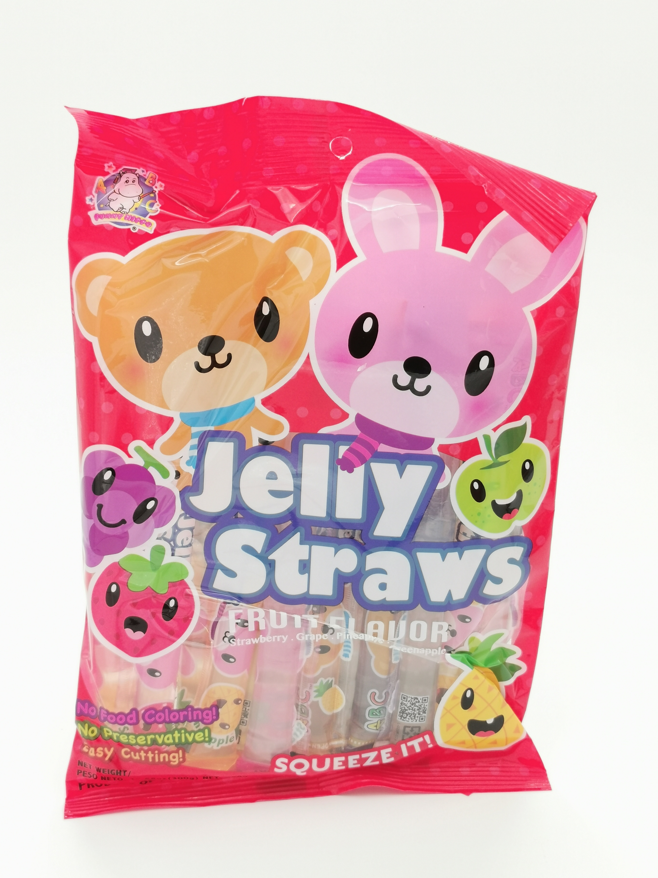 Jelly Straws Fruit flauor 300g
