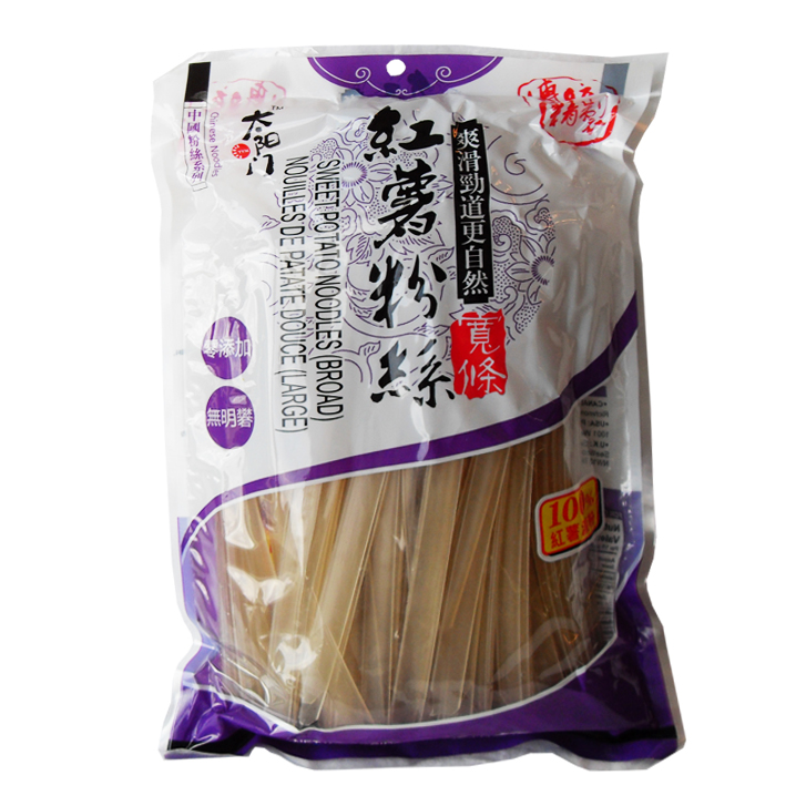 Tai Yang Men 100% Sweet Potato Nood Thick 500g