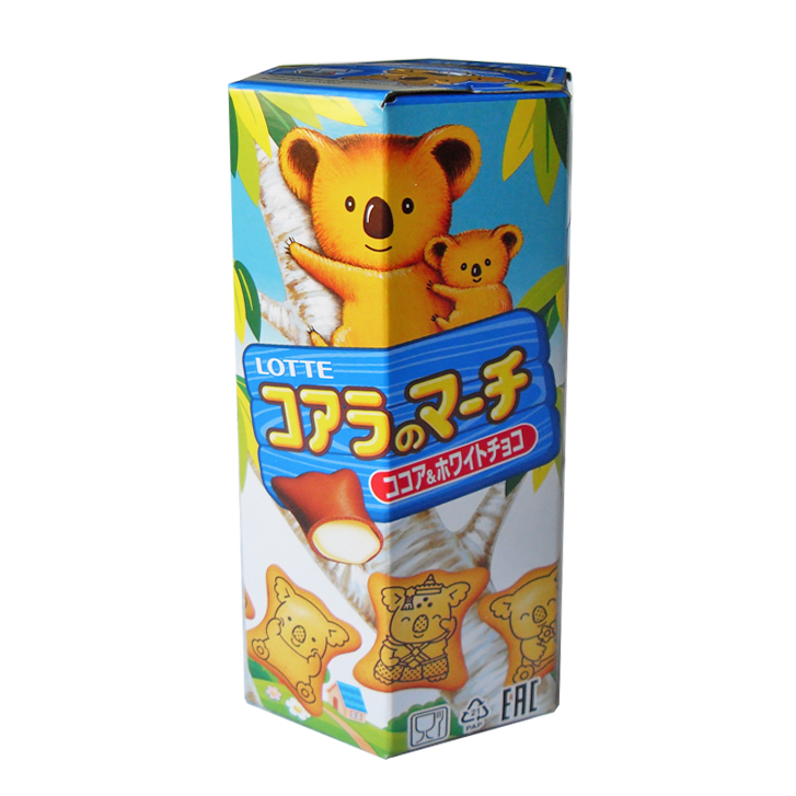 Lotte Koala’s March Biscuit – Cocoa & White Chocolate Flavour 37g