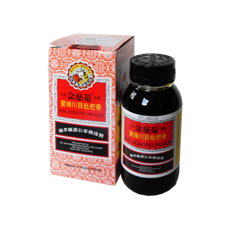 Nin Jiom Pei Pa Koa, Natural Herbs, Loquat & Honey(Herbal Cough Syrup) 150ml