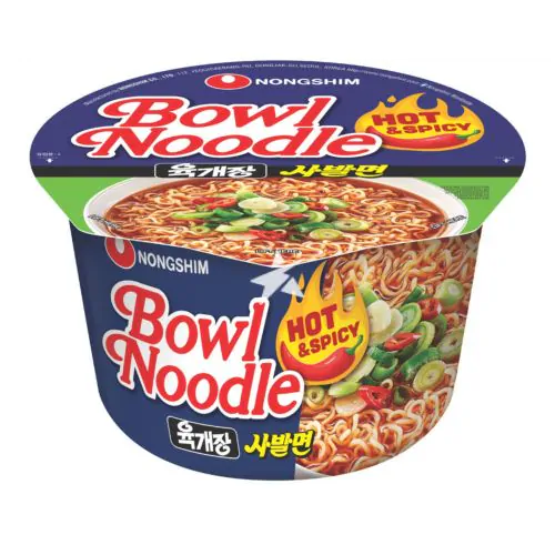 Instant bowl noodle hot&spicy 100g