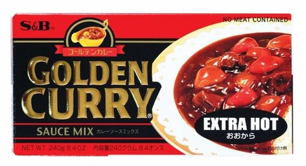 S&B Golden Curry Sauce Mix (Extra Hot) 220g