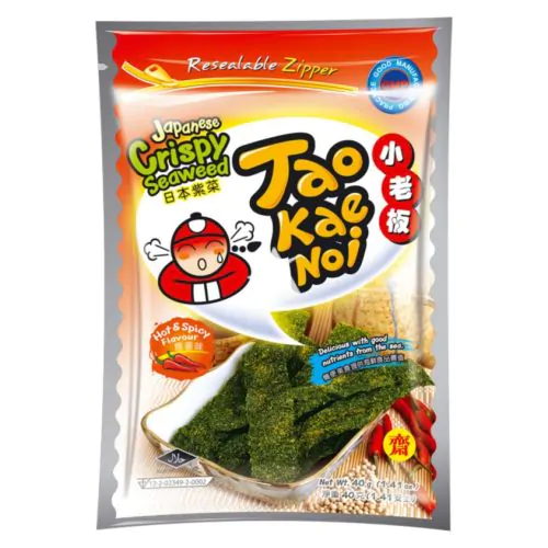 Snack taokaenoi sjögräs hot&spicy 32g