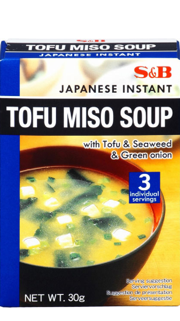 Instan Japanese Tofu Miso Soup S&B 30g