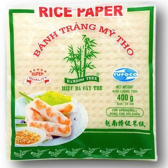 三竹 越南方米纸 400g