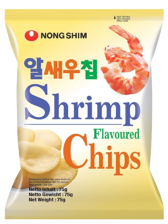 Shrimp meat flavored chips 75g