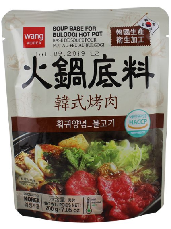 Wang Korea Hot Pot till Bulgogi 200g