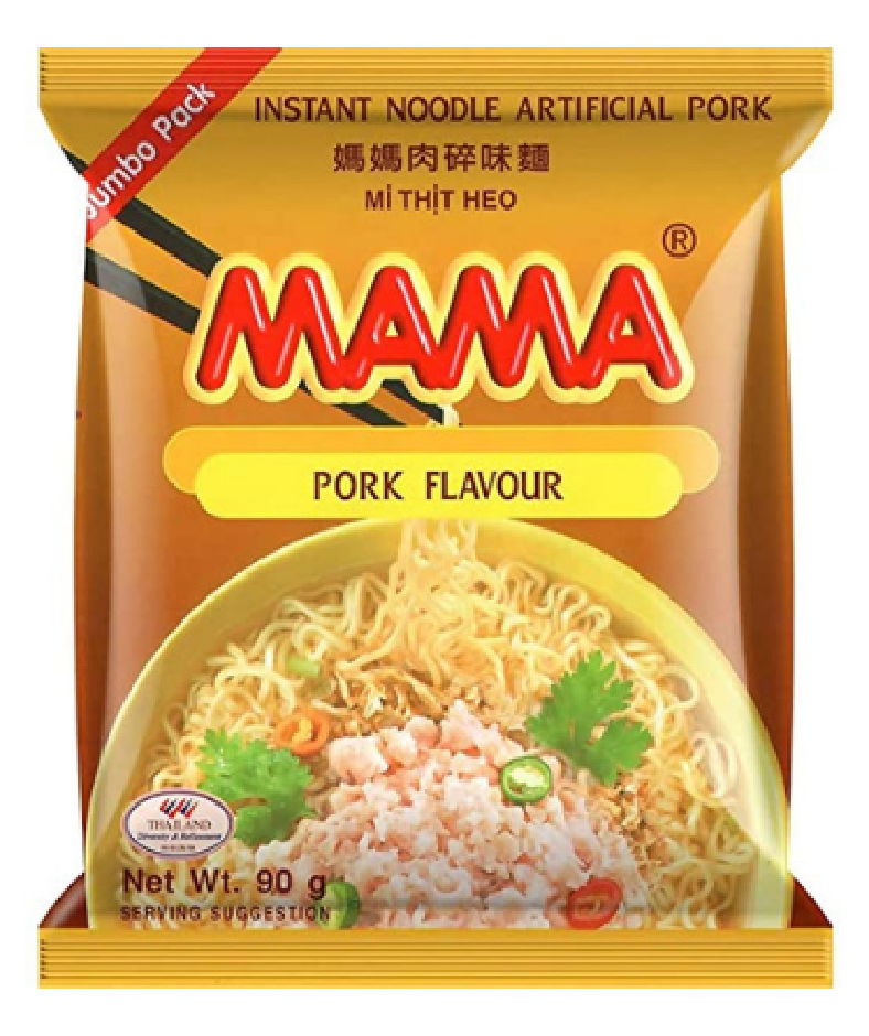 Mama Oriental Instant Noodles Pork Flavour 90g