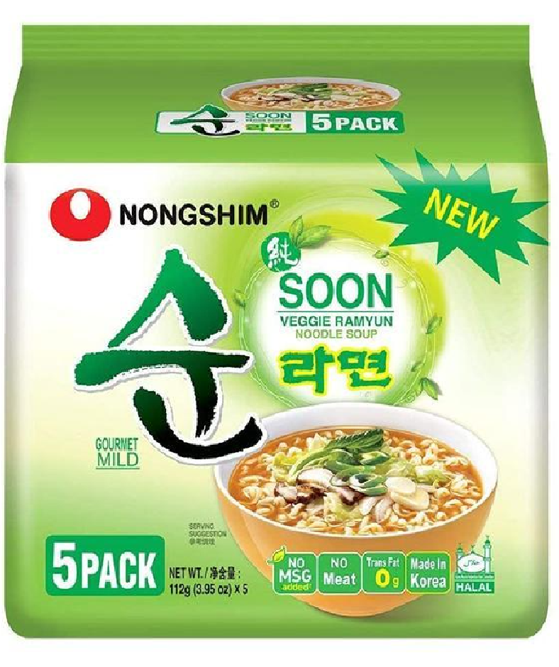 Soon Veggie Ramyun Noodle 112g x 5st