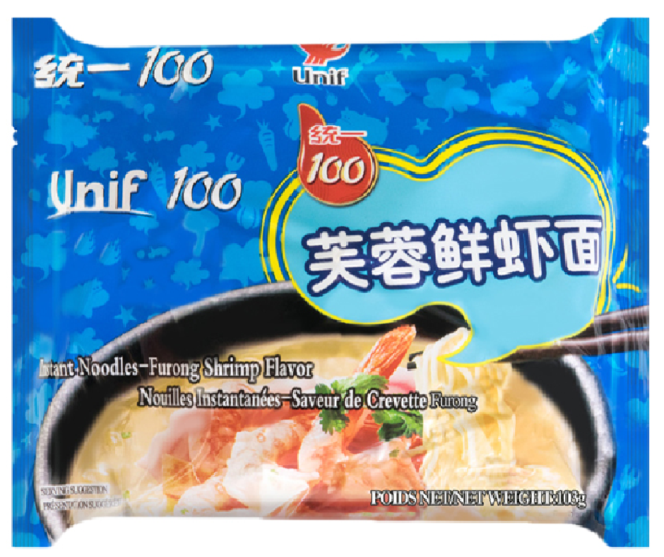 Unif Instant Noodle – Furong Shrimp 103g