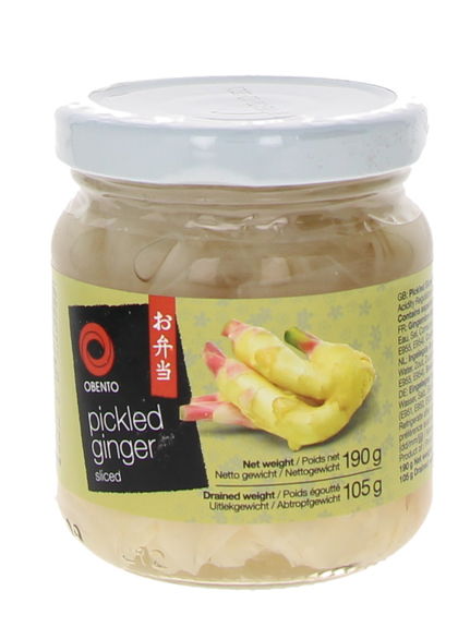 Obento sliced pickled ginger 190g