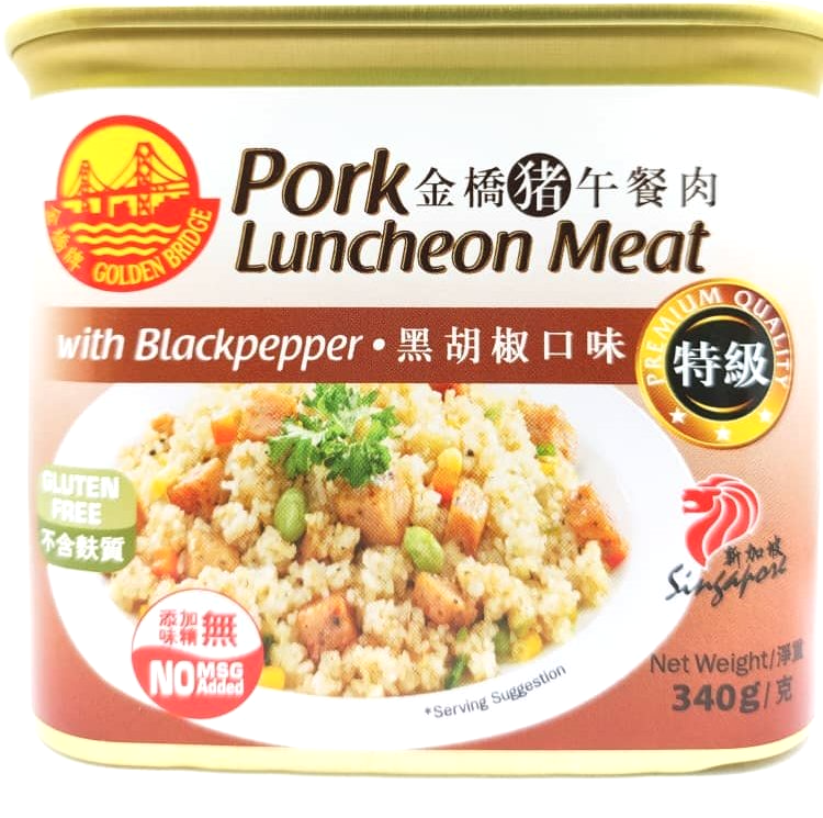 Pork luncheon meat with blackpepper 340g