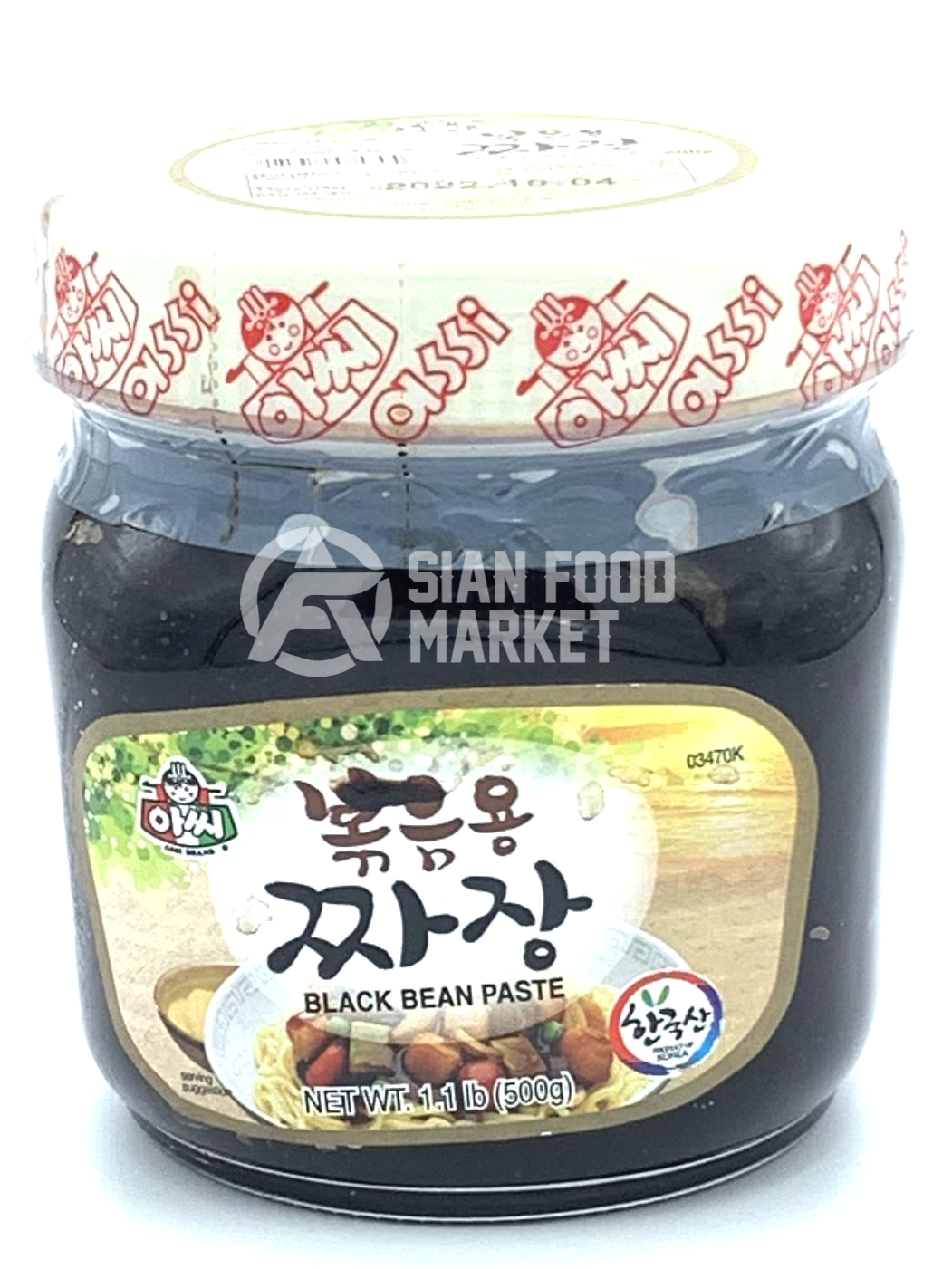 Assi brand Black bean paste 500g