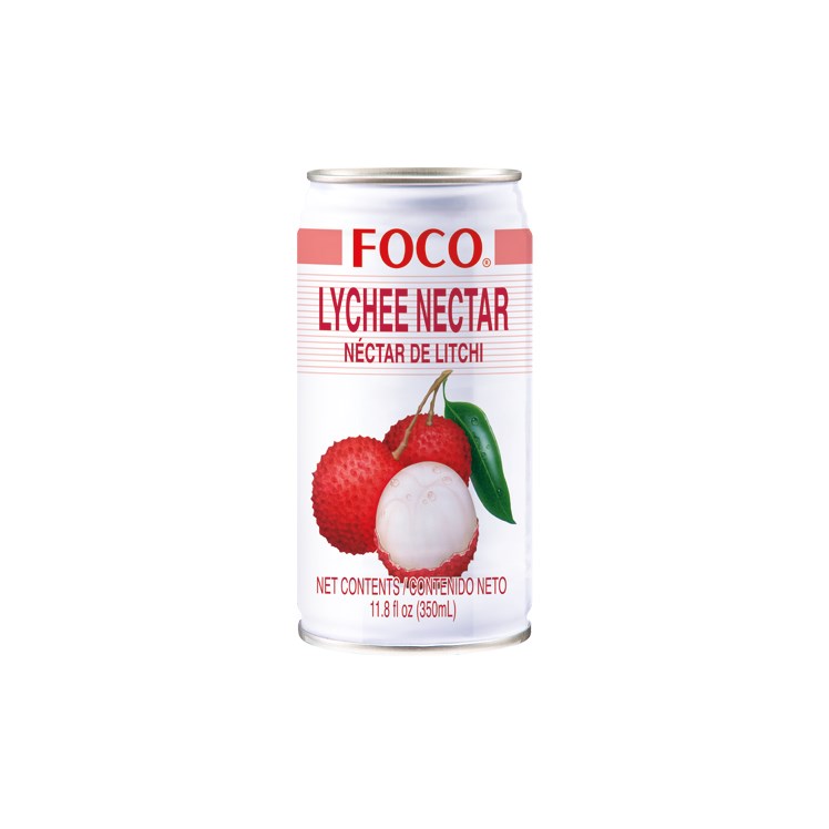 Lychee Nektar Dryck Foco 350ml