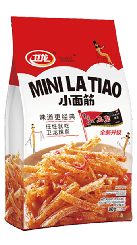 Wei long latiao hot&spicy mini 360g