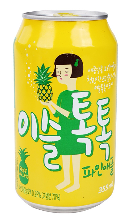 KR Iseul Tok Tok Pineapple Flavour 3% 355ml