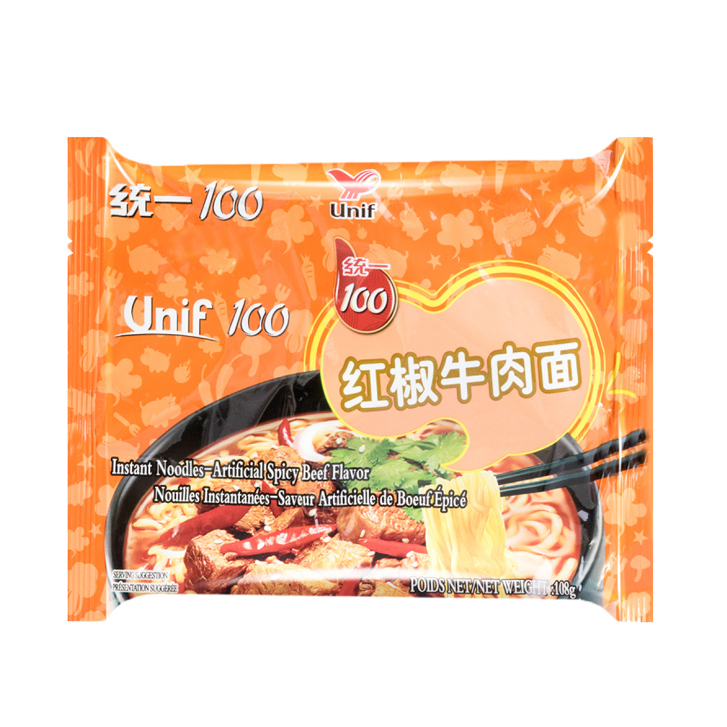Unif Instant Noodle – Spicy Beef Flavor 108g