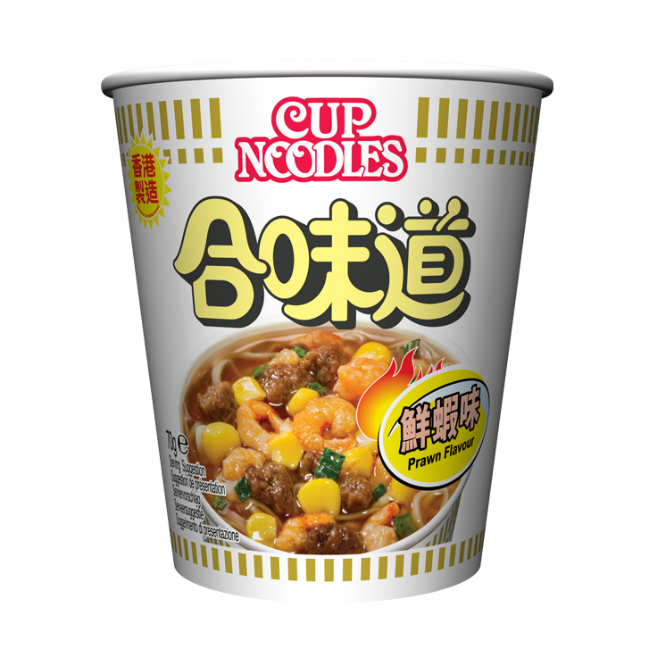 Nissin HK Cup Noodle – Räkor 70g