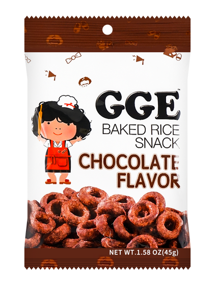 GGE Baked Rice Snack Chocolate Flavour 45g