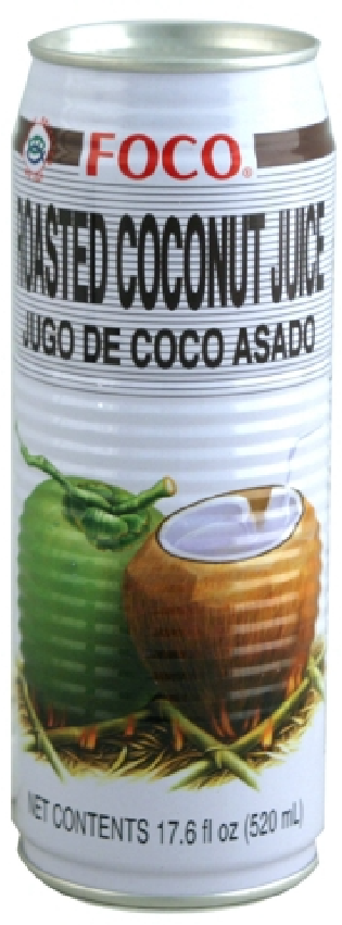 Rostad kokos juice, Foco 520ml