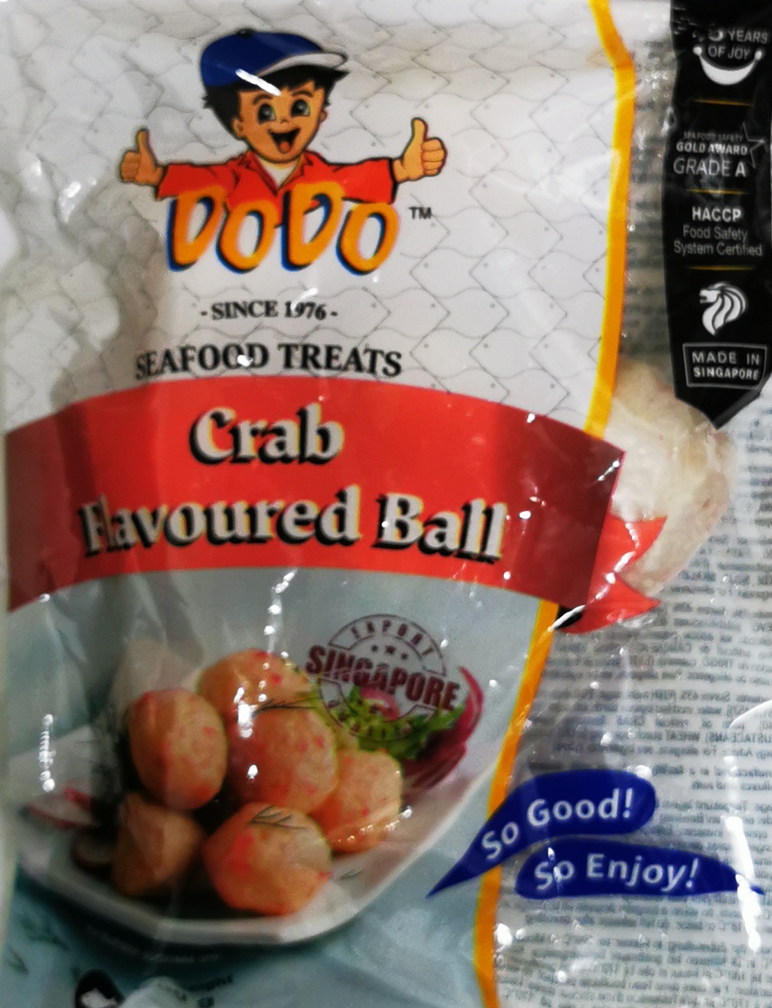 Dodo Crab Flavoured Ball 200g