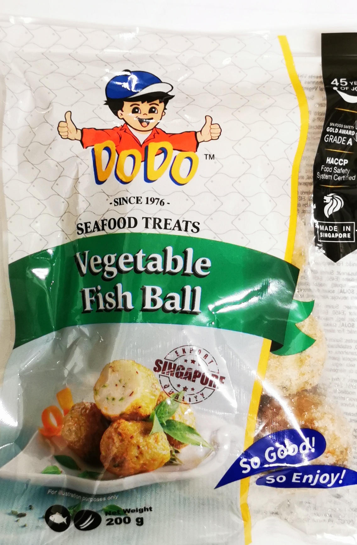 DoDo vegetable fish ball 200g