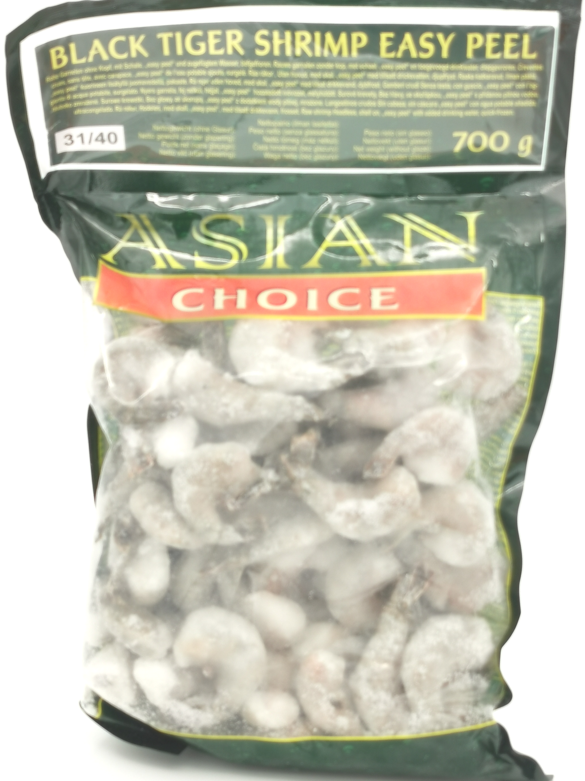 Asian Choice 无头黑虎虾 31/40 700g