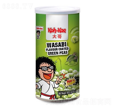 Koh-Kae Wasabi Flavour Green Peas 180g