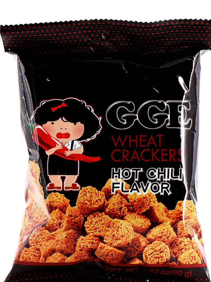 GGE Wheat Cracker Hot Chilli Flavour 80g
