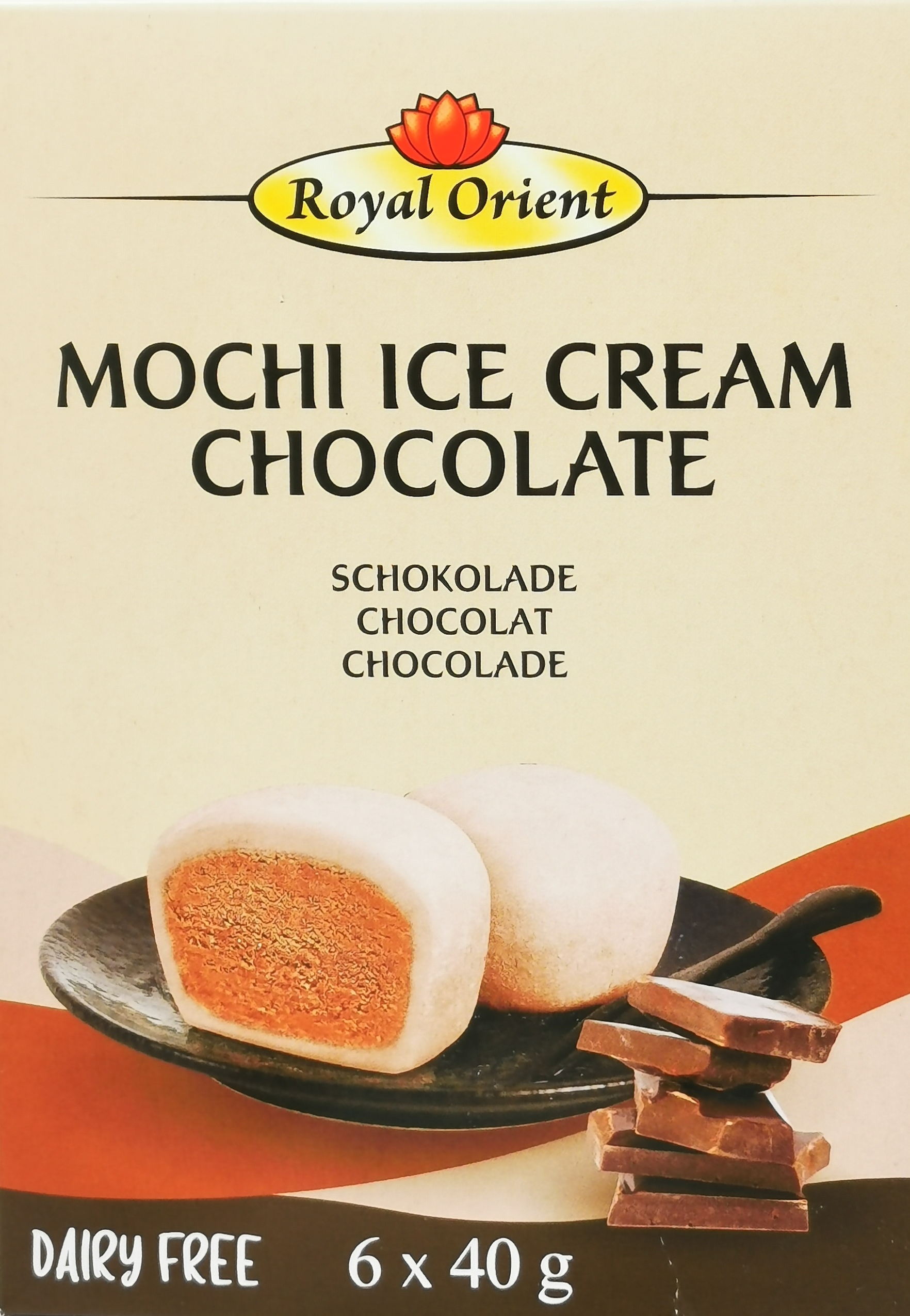 ROYAL ORIENT Mochi Ice cream chocolate 240g