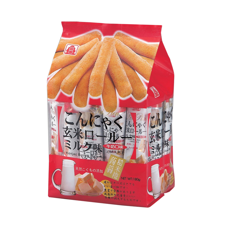 北田 蒟蒻糙米捲 原味 160g