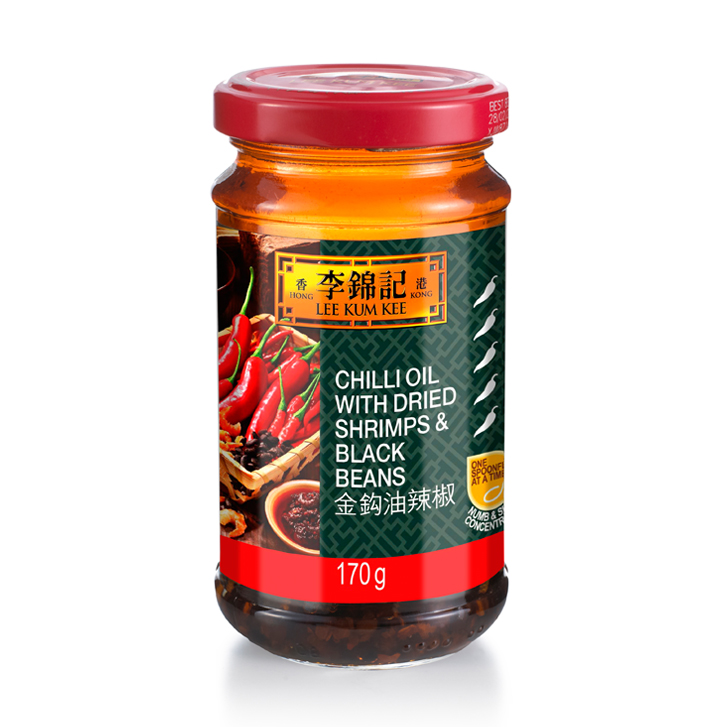 LKK Chilli Oil Dried Shrimps Black Beans 170g