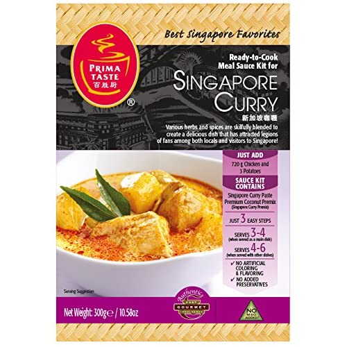 Prima Taste Ready-To-Cook Sauce Kit För Singapore Curry 225g