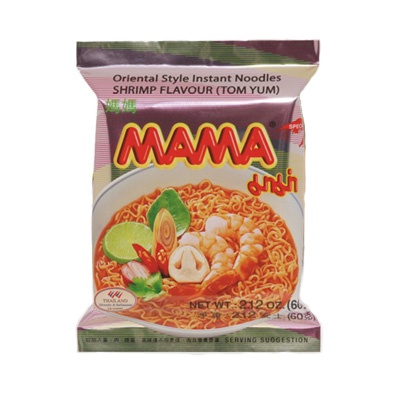 Mama Brand Oriental Style Instant Nudles Räksmak (Tom Yum) 60g