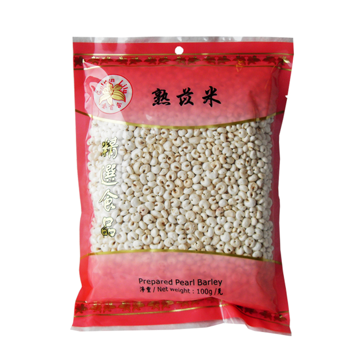 Golden Lily Prepared Pearl Barley (Suk Yi Mai) 100g