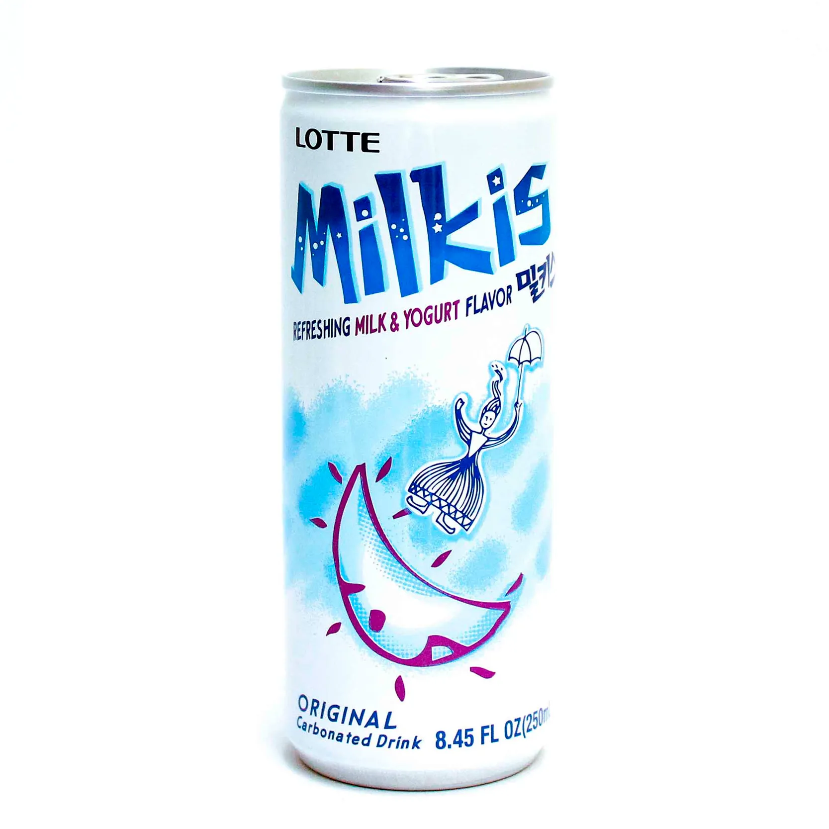 Lotte Milkis Milk & Yogurt Flavour Carbonated Drink 250ml
