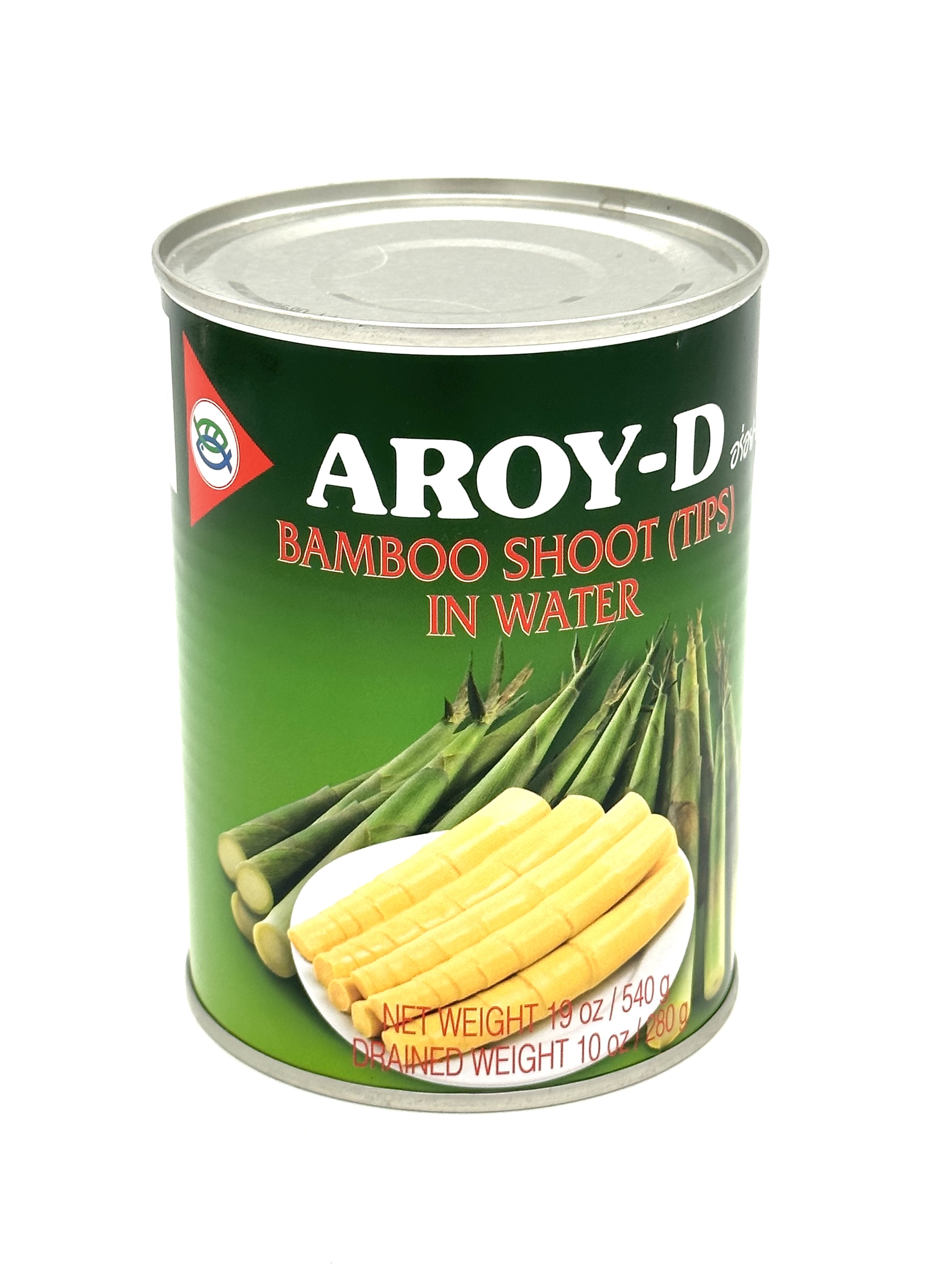 Aroy-D Bamboo Shoot Tips In Water (Strips) 540g ）