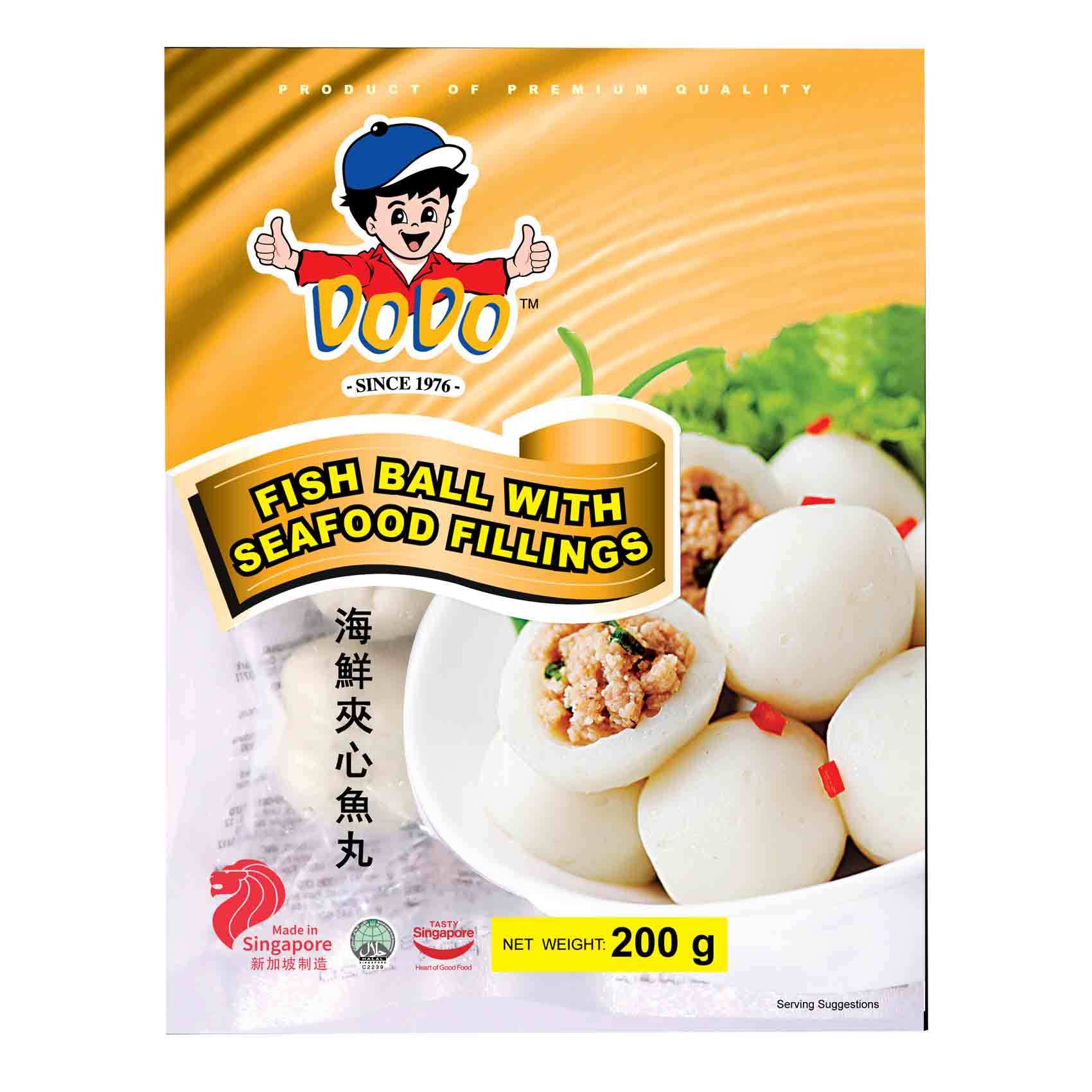 DoDo Fish Ball with Seafood Fillings 200g